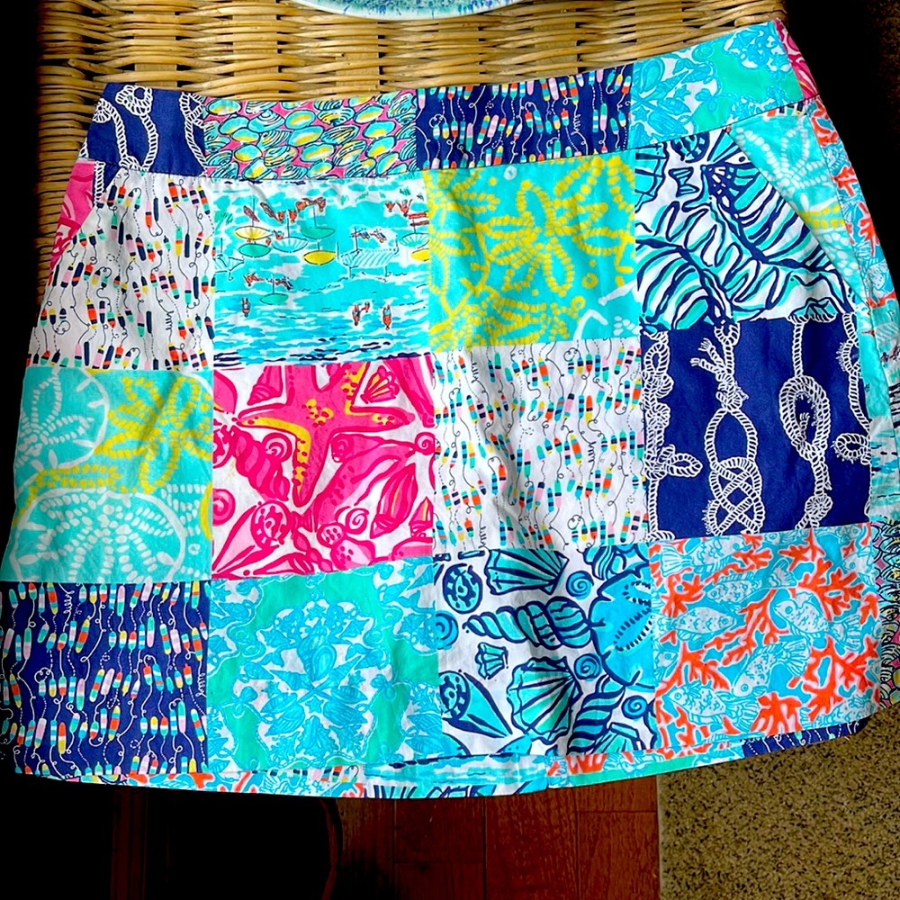 Lilly Pulitzer skort tropical colors size 6